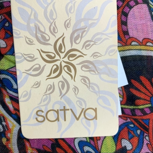 Satva Akula Kimono - Exotic Scarf - Swim Cover-Up O/S NWT - Picture 5 of 11